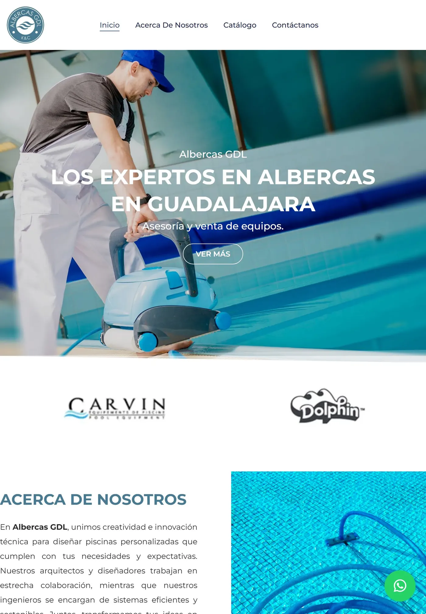 Albercas GDL en tableta