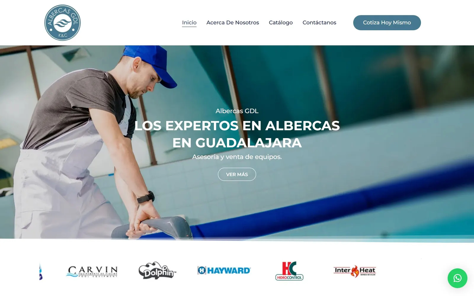 Vista previa de Albercas GDL — proyecto PENDVLO Guadalajara y San José