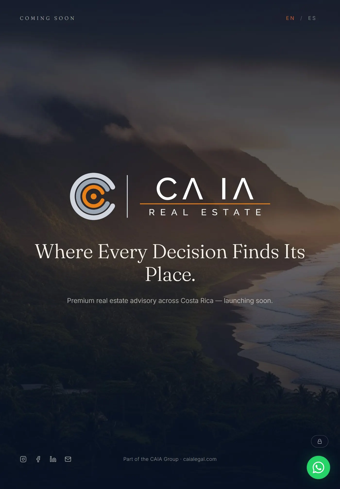 CAIA Real Estate en tableta