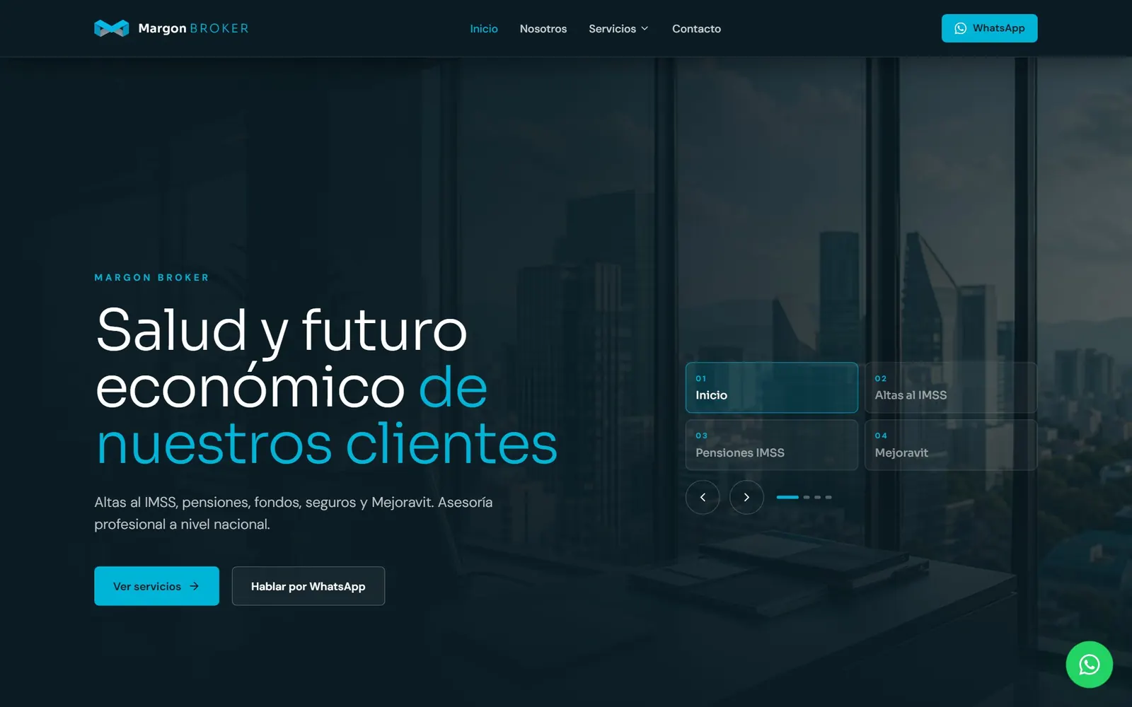 Vista previa de Margon Broker — proyecto PENDVLO Guadalajara y San José
