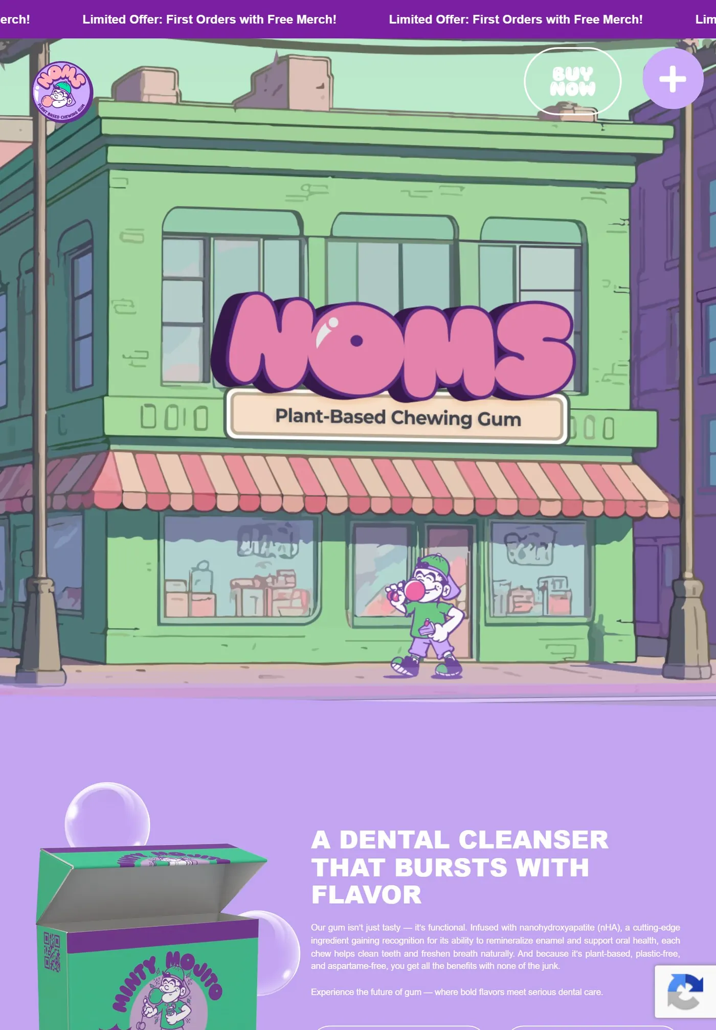 NOMS Chewing Gum en tableta
