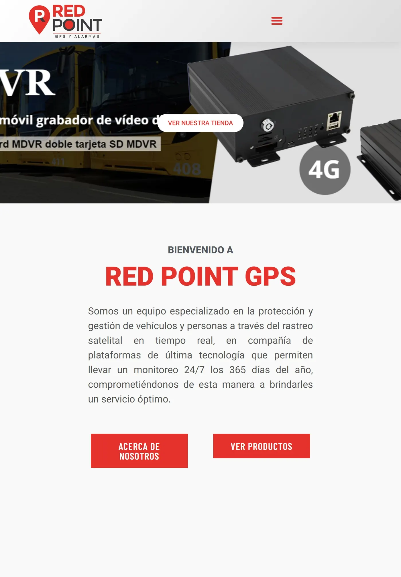 Red Point GPS en tableta