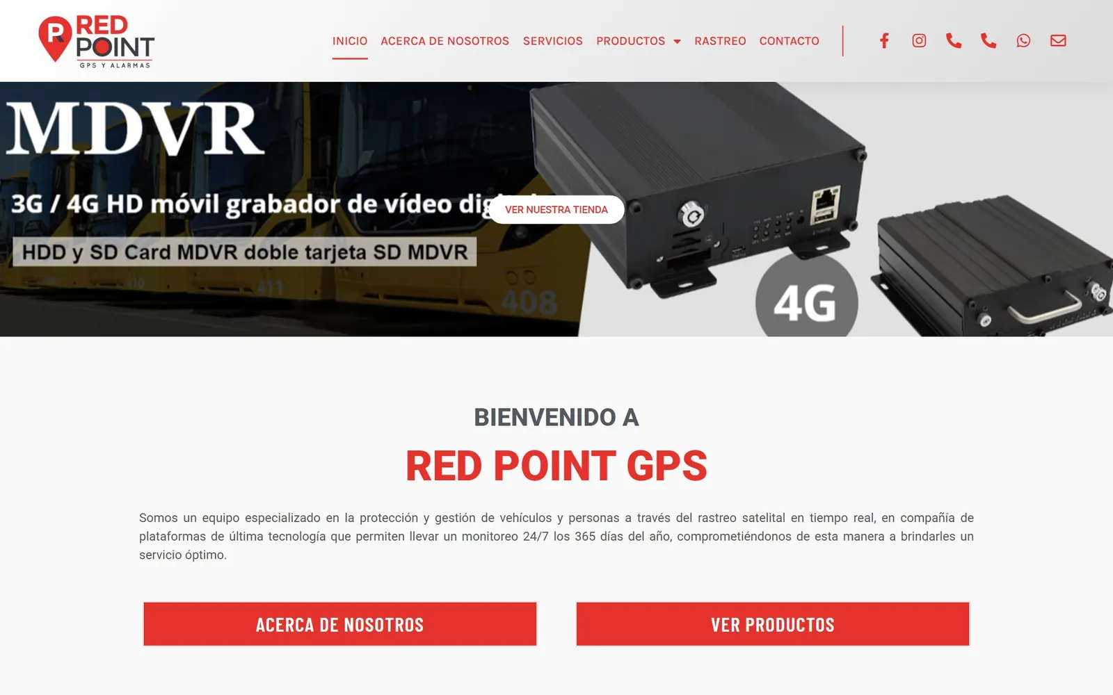 Vista previa de Red Point GPS — proyecto PENDVLO Guadalajara y San José